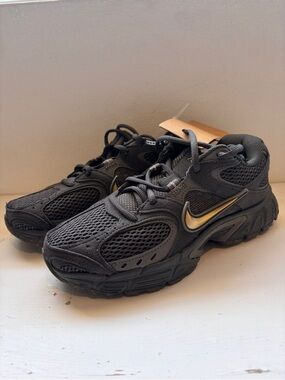 Nike Gray and White Mesh Running Shoes